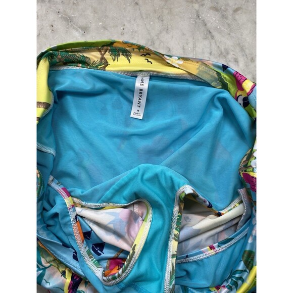 Lane Bryant Swim Shorts Women’s 16 Colorful Tropical Print Pockets - Picture 6 of 6